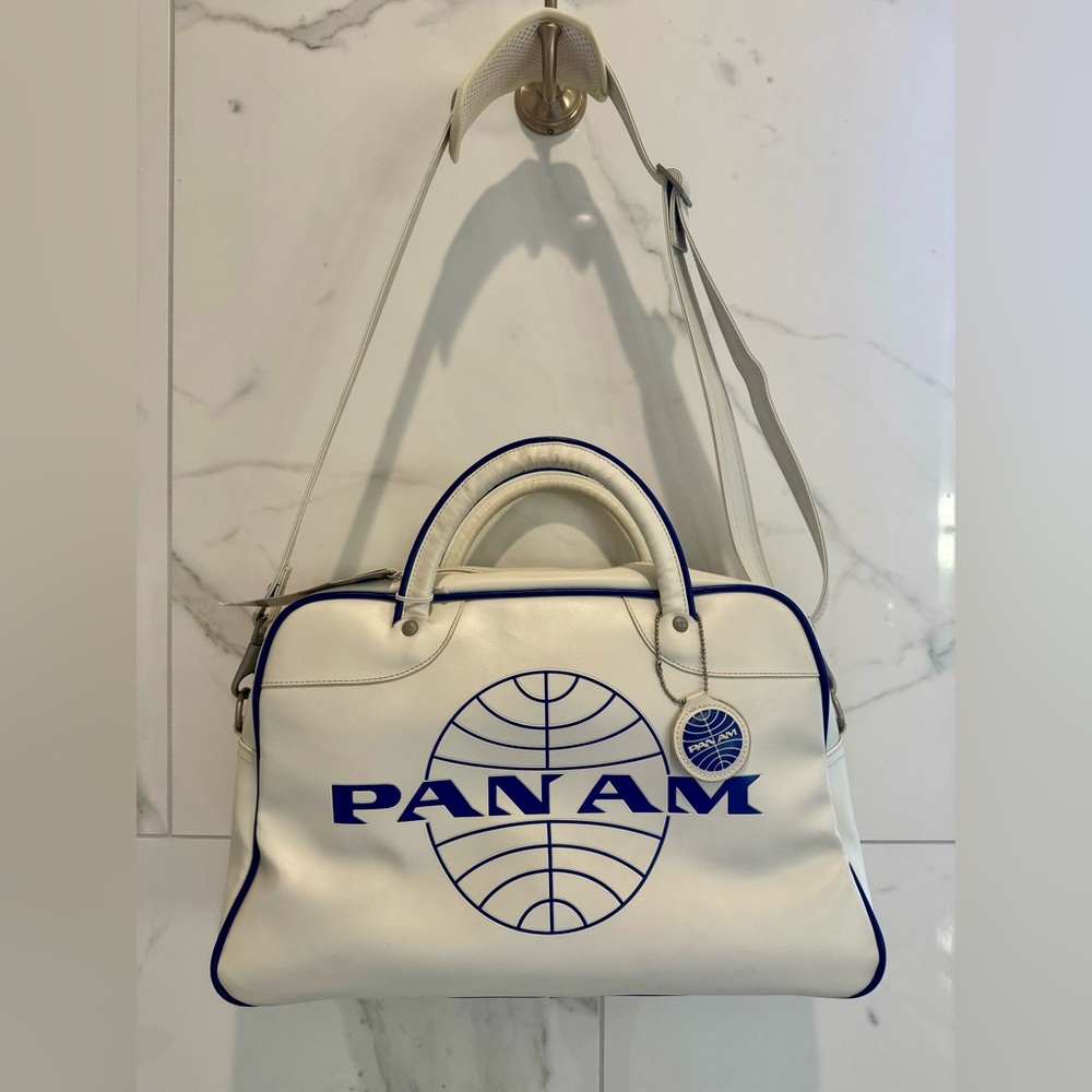 Vintage Pan Am travel bag / tote bag